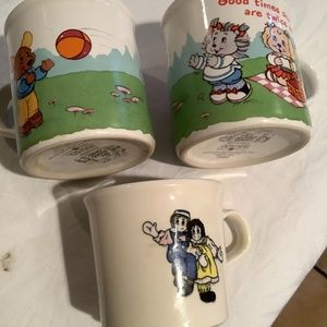 Vintage children’s mugs